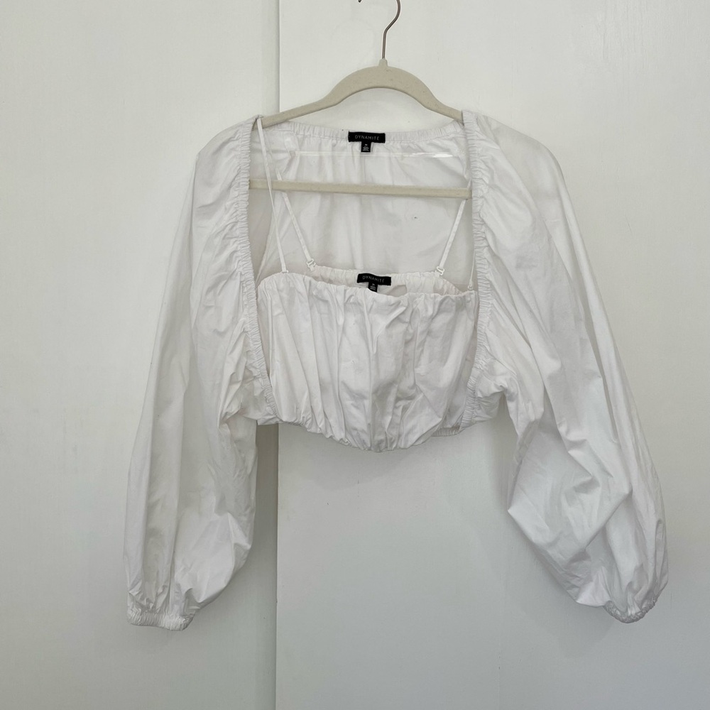 Dynamite White Bolero and Bandeau Set - Picture 14 of 14
